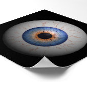 Eyeball-Plakat Poster (Ecke)