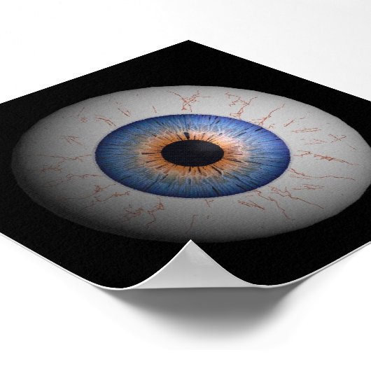 Eyeball-Plakat Poster (Ecke)