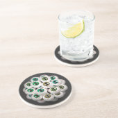 EyeBall Pun Getränkeuntersetzer (Seite)