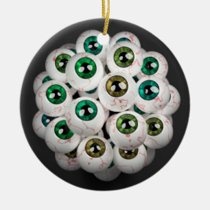EyeBall Pun Keramik Ornament