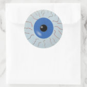 Eyeball-Sticker Runder Aufkleber (Tasche)