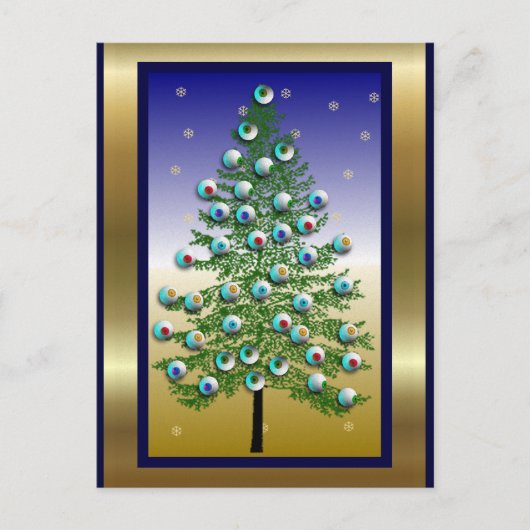 Eyeball Tree Postkarte (Vorderseite)