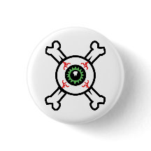 Eyeball und Crossbones für helle Hintergründe