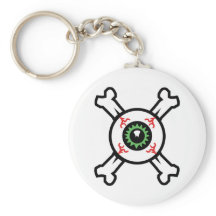 Eyeball und Crossbones für helle Hintergründe