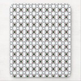 Eyeball und Crossbones (helle Hintergründe) Mousepad