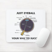 Eyeball your way to Success (Augenanatomie) Mousepad (Mit Mouse)
