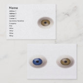 Eyeballs Business Card Visitenkarte (Vorne/Hinten)