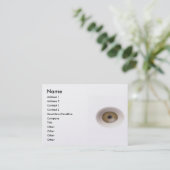 Eyeballs Business Card Visitenkarte (Stehend Vorderseite)