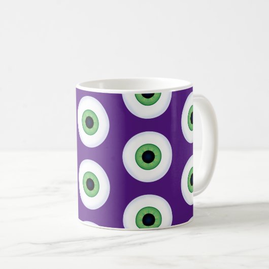 Eyeballs Kaffeetasse (VorderseiteRechts)