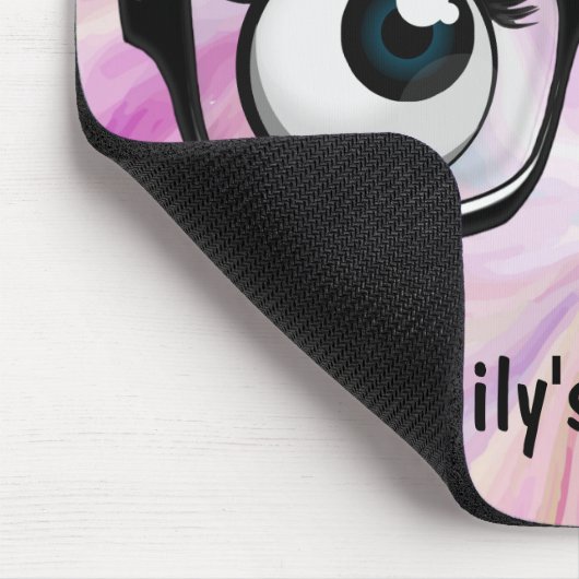 Eyeballs mit Eyeglasses Mouse Pad Mousepad (Ecke)