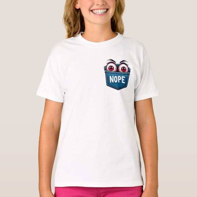 Eyeballs onm pocket T-Shirt (Vorderseite)
