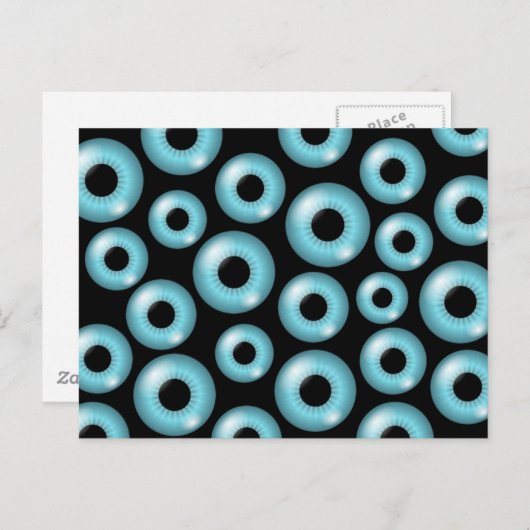 Eyeballs Postkarte (Vorne/Hinten)