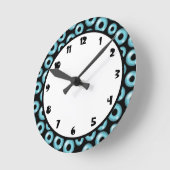 Eyeballs Runde Wanduhr (Winkel)