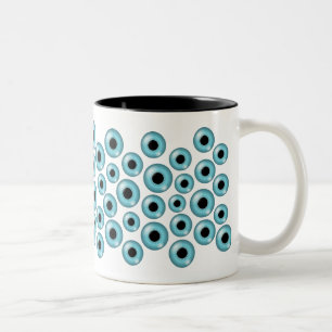 Eyeballs Zweifarbige Tasse