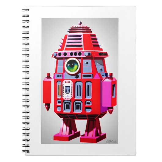 Eyebotics Ken Gage Sci-Fi Notizblock (Vorderseite)