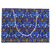 Eyebright Muster, William Morris große Geschenktas Geschenktüte (Rückseite)