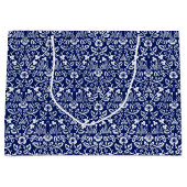 Eyebright Muster, William Morris große Geschenktas Große Geschenktüte (Vorderseite)