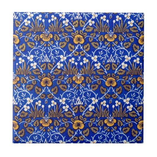 Eyebright Pattern, William Morris Keramik Tile Fliese (Vorderseite)