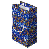 Eyebright Pattern, William Morris Small Geschenkta Kleine Geschenktüte (Rückseite Schrägansicht)