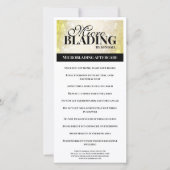 Eyebrow Afcare Simple Black Gold Instruction Dankeskarte (Vorderseite)