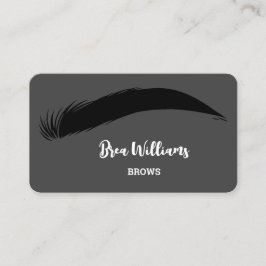 Eyebrow Brows Microblading Business Card Visitenkarte