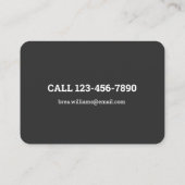 Eyebrow Brows Microblading Visitenkarte (Rückseite)