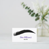 Eyebrow Brows Microblading Visitenkarte (Stehend Vorderseite)