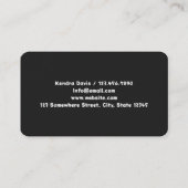 Eyebrow Brows Visitenkarte (Rückseite)