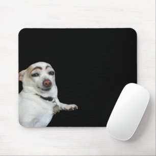 Eyebrow Dog Meme Mouse Pad Mousepad