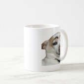 Eyebrow Dog Meme Tasse doppelseitig (VorderseiteRechts)