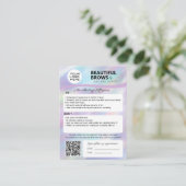 Eyebrow Microblading  Visitenkarte (Stehend Vorderseite)