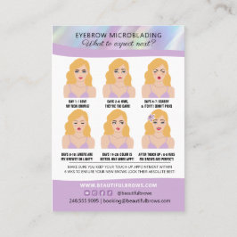 Eyebrow Microblading  Visitenkarte