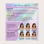 Eyebrow Microblading Visitenkarten (Innenseite Aufgefaltet)