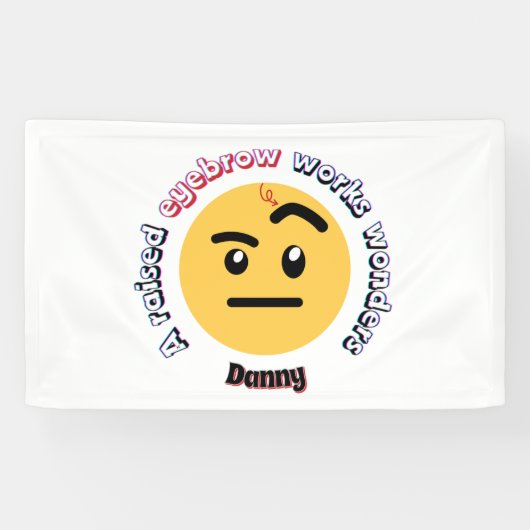 Eyebrow Sass: A Raised Eyebrow Works Wonders Banner (Horizontal)