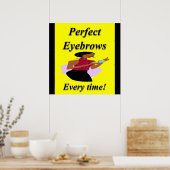 Eyebrows Haircut Sale Poster Matte (Küche)
