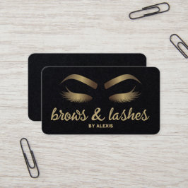 Eyebrows und Eyelash Extension Visitenkarte