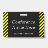 Eyecatching "CONFERENCE ADMIN"! Abzeichen Ausweis (Back)