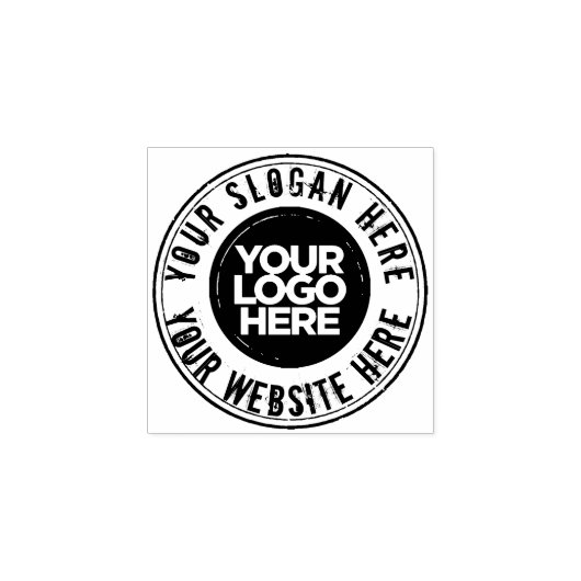 Eyecatching kühl gestört rund Personalisiert Gummistempel (Prägung)