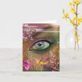 Eyecon Karte (Gelbe Blume)