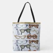 Eyeglass Fashion Pattern Tasche (Vorderseite)