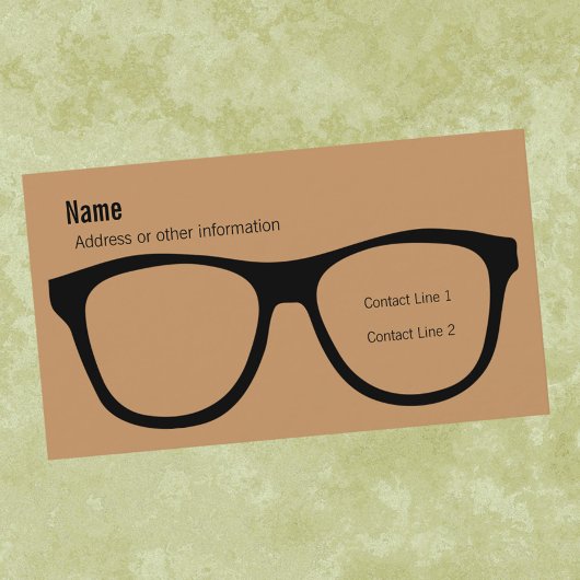 Eyeglasses Business Card Visitenkarte
