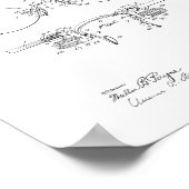 Eyeglasses Patent Poster (Ecke)