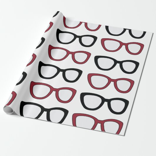 Eyeglasses Spectacles Specs Glasses Optician  Geschenkpapier (Ungerollt)