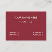 Eyeglasses Spectacles Specs Glasses Optometrist Visitenkarte (Rückseite)