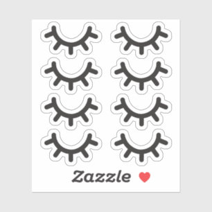 Eyelasenaufkleber Aufkleber