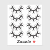 Eyelasenkleber Aufkleber (Blatt)