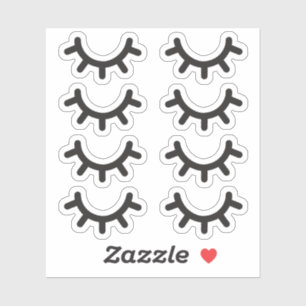 Eyelasenkleber Aufkleber