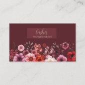 Eyelash Artist Business Card - Elegant & professio Visitenkarte (Vorderseite)