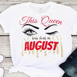 Eyelash Birthday Queen 18. | 21. | 30. | 40. T-Shirt