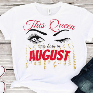 Eyelash Birthday Queen 18.   21.   30.   40. T-Shirt